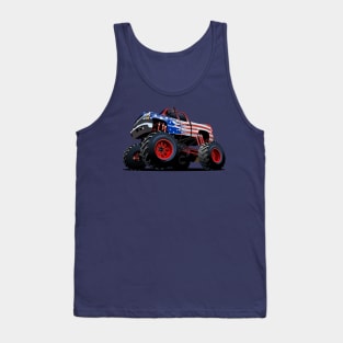 Cartoon monster truck Tank Top